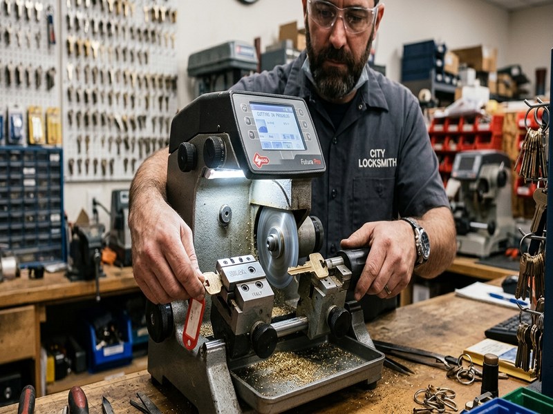 Lock cylinder rekeying service in San Mateo County