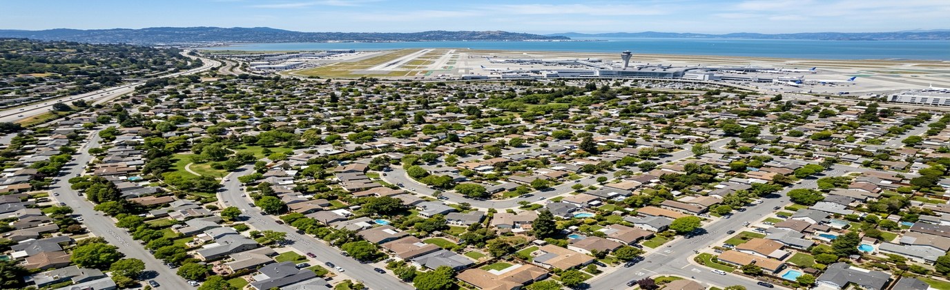 San Bruno neighborhoods map - Crestmoor Rollingwood Portola Highlands coverage area